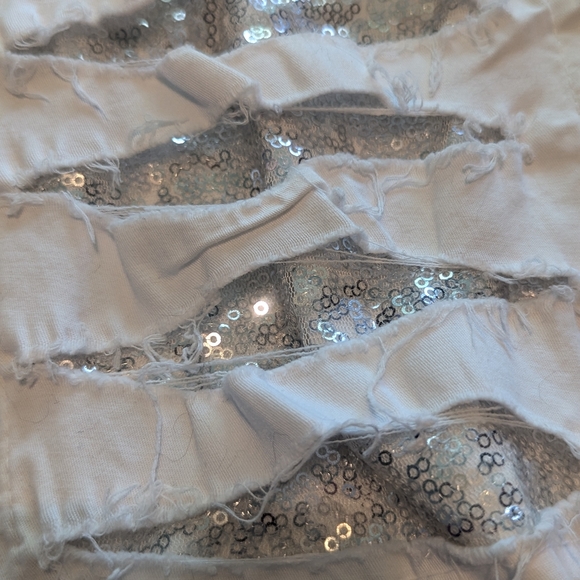 White linen Drawstring Pant - Picture 3 of 12